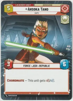 STAR WARS UNLIMITED - Ahsoka Tano - Prerelease Promo Special Trading Card - Image 2