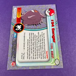 Topps Pokemon Gengar 94 Series 1 Card Blue Topps Trading Card TCG - Image 4
