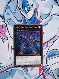 D/D/D Wave High King Caesar 1st Edition Platinum Rare RA04 Yugioh Card - Image 1