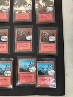 Mtg Mountains 16x MP Collector’s Edition Magic CE Land Card MP - Image 2