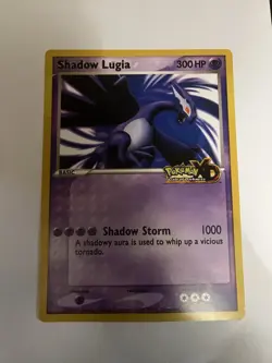 Pokemon Shadow Lugia Oversized JUMBO Card Pokemon XD Gale of Darkness Light Play - Image 1