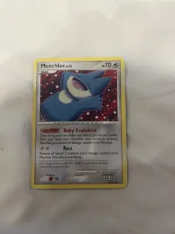 Munchlax 69/111 Platinum Rising Rivals Pokemon Card - Good Condition - Image 1