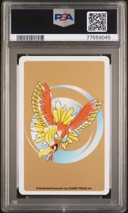 2000 POKEMON GOLD VERSION PLAYING CARDS 7 OF SPADES #090 SHELLDER PSA 10 - Image 2