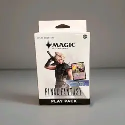 Magic The Gathering Final Fantasy Play Pack w/ 3 Packs & Zidane Promo SEALED NEW - Image 1