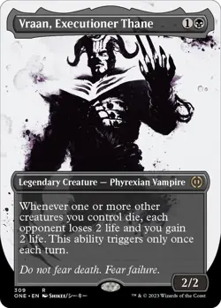 Magic the Gathering PHYREXIA ALL WILL BE ONE VRAAN EXECUTIONER THANE SHOWCASE RA - Image 1