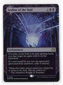 MtG WOT Leyline of the Void #30 FOIL Wilds of Eldraine: Enchanting Tales - Image 1