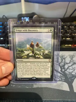 NM Tempt with Discovery, MTG, Bloomburrow Commander, Magic the Gathering, 124 - Image 1