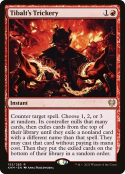 🧙Tibalt’s Trickery 153/285 KHM Kaldheim MTG - Image 1