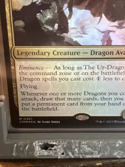 Magic the Gathering The Ur Dragon #361 CMM Near Mint Pack Fresh Pull - Image 2