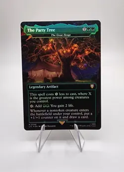 Magic The Gathering Lord of the Rings Commander - THE PARTY TREE Borderless Foil - Image 1