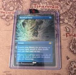 MTG DMR: Mystical Tutor (Instant) Full Art Rare 421 Dominaria Remastered Foil - Image 1