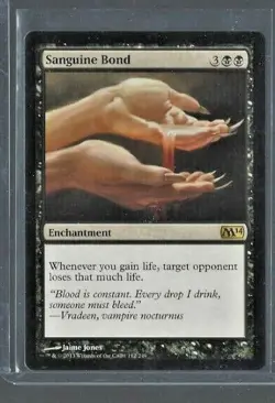 Magic the Gatherine MtG Sanguine Bond Magic 2014 Core Set MP - Image 1