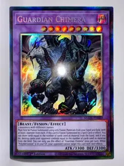 Yu-Gi-Oh Guardian Chimera MAZE-EN049 Collector's Rare 1st Edition - Image 1