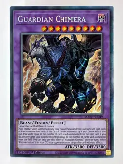 Yu-Gi-Oh Guardian Chimera MAZE-EN049 Collector's Rare 1st Edition - Image 2