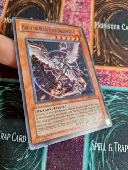 Yu-Gi-Oh! Horus the Black Flame Dragon LV6 SOD-EN007 Super Rare Unlimited HP - Image 2