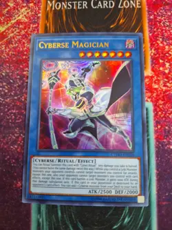 Yu-Gi-Oh! Cyberse Magician CYHO-EN026 Ultra Rare Unlimited Near Mint - Image 1
