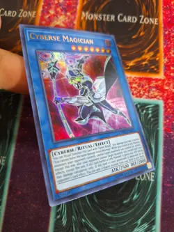 Yu-Gi-Oh! Cyberse Magician CYHO-EN026 Ultra Rare Unlimited Near Mint - Image 2