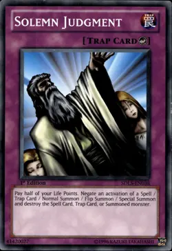 Solemn Judgment 1st Ed Common SDLS-EN038 Yu-Gi-Oh! - Image 1