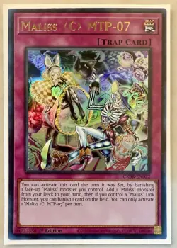 Yugioh! 1x Maliss C MTP-07 CRBR-EN022 Ultra Rare 1st Ed NM - Image 1