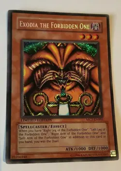 Yu-Gi-Oh! Set Exodia, The Forbidden One (MC1-EN001) Secret Rare English - Image 2