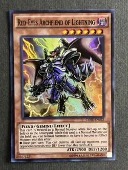 Red-Eyes Archfiend of Lightning CORE-EN023 LP - Image 1