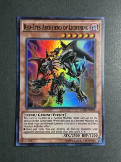 Red-Eyes Archfiend of Lightning CORE-EN023 LP - Image 3