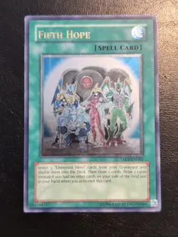 Yu-Gi-Oh! ULTIMATE RARE CARD FIFTH HOPE TAEV-EN045 LP - Image 1