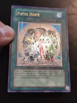 Yu-Gi-Oh! ULTIMATE RARE CARD FIFTH HOPE TAEV-EN045 LP - Image 2