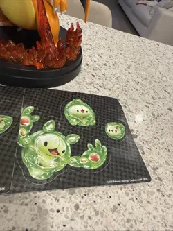 Charizard Card Holder Figure From Charizard Super Premium Box + Stickers - Image 3