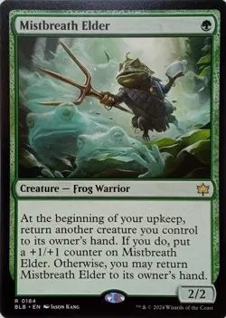 0184 MISTBREATH ELDER RARE BLOOMBURROW MTG CARD - Image 1