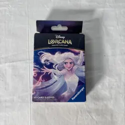 Disney Lorcana Elsa Card Sleeves Factory Sealed 65 Count NEW - Image 1