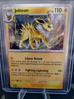 Pokemon Jolteon Scarlet & Violet Black Star Promo Holo Card SVP 169 - Image 1