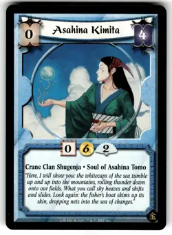 Legend of the Five Rings Four Winds Card Gold Edition - Asahina Kimita - Image 1