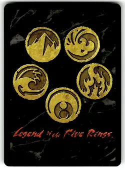 Legend of the Five Rings Four Winds Card Gold Edition - Asahina Kimita - Image 2
