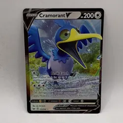 Cramorant V 155/202 Ultra Rare Sword & Shield Pokemon TCG LP Card - Image 1