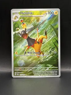 Heliolisk 177/167 Twilight Masquerade Illustration Rare Holo Pokemon Card - Image 1