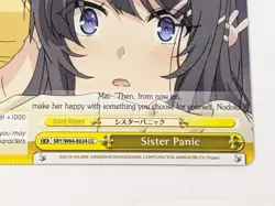 Sister Panic W64-E024 CC Bunny Girl Senpai Card Weiss Schwarz - Image 5