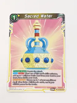 Dragon Ball Super Sacred Water Common NM Critical Blow Card Game - Image 1