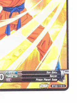 Son Goku - BT22-119 - C Regular Critical Blow Dragon Ball Super Card Game - Image 5