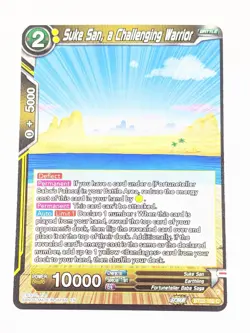 Dragon Ball Super Suke San a Challenging Warrior NM Critical Blow Card Game - Image 1