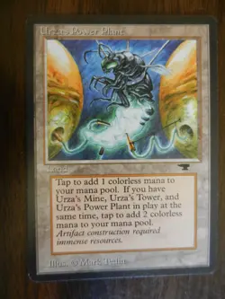 MTG - Urza's Power Plant (Bug) - Antiquities - Uncommon - Light Play - English - Image 1