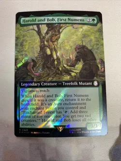 MTG Fallout - Harold And Bob, First Numens - Surge Foil Extended Art Rare - Image 1