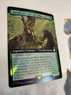 MTG Fallout - Harold And Bob, First Numens - Surge Foil Extended Art Rare - Image 3