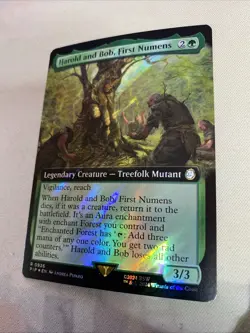 MTG Fallout - Harold And Bob, First Numens - Surge Foil Extended Art Rare - Image 4