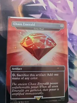 Chaos Emerald (Lotus Petal) Red 7032 Sonic Secret Lair Bonus MTG NM - Image 5