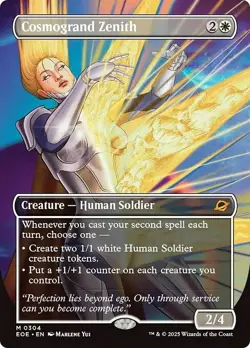 Borderless COSMOGRAND ZENITH mtg NM-M Edge of Eternities 1 Mythic - Image 1