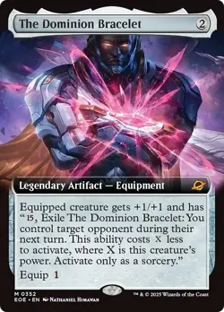 Extended Art THE DOMINION BRACELET mtg NM-M Edge of Eternities 1 Mythic - Image 1
