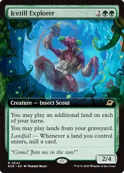 Extended Art ICETILL EXPLORER mtg NM-M Edge of Eternities 1 Rare - Image 1