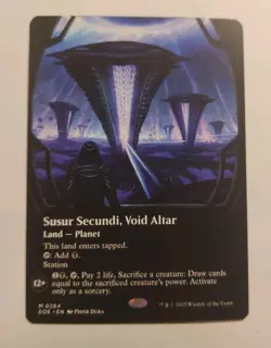 Borderless SUSUR SECUNDI, VOID ALTAR mtg NM-M Edge of Eternities 1 Mythic - Image 1