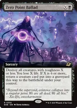 Extended Art ZERO POINT BALLAD mtg NM-M Edge of Eternities 1 Rare - Image 1